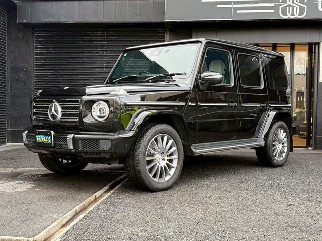 Gクラス G400d ラグジュアリーパッケージ マニファクトゥーア ホワイトレザーシート ブルメスター サンルール ディーラー車 右ハンドル(1枚目)