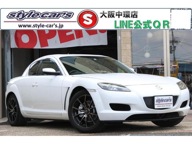 マツダ ＲＸ－８ 　ＢＲＩＤＥセミバケットシート　ＭＯＭＯステアリング　ウェッズアルミホイール　純正ハンドル付き　ＥＴＣ　純正オーディオ