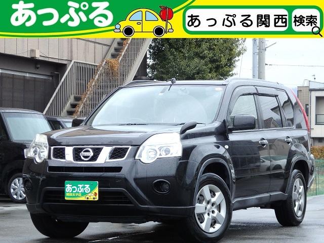 エクストレイル（日産）２０Ｓ　純正ＳＤナビ（ＣＤ／ＤＶＤ／ＢＴ／ＳＤ／ＲＥＣ／フルセグ）　ＥＴＣ　Ｂカメラ　オールモード４×４−ｉ　スマートキー　横滑り防止　レベライザー　電格ミラー　マニュアルＡＣ　ＡＢＳ　エアバッグ　純正マット 中古車画像