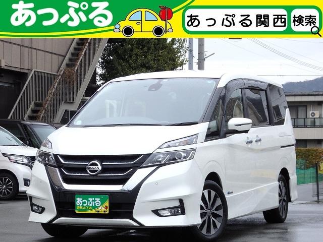 日産 セレナ ハイウェイスター　Ｖセレクション　８人乗り　純正９インチＳＤナビ（ＣＤ