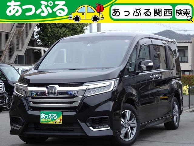 ホンダ ステップワゴンスパーダ ｅ：ＨＥＶスパーダ　Ｇ　ホンダセンシング　純正９型メモリーナビ　ＤＶＤ　ＲＥＣ　フルセグ　ＳＤ　ＢＴ　Ｂカメラ　ＥＴＣ２．０　後席フリップダウンリアモニター　両側パワスラ　ＬＥＤオートライト　ステリモ対応　レーンキープアシスト　横滑り防止