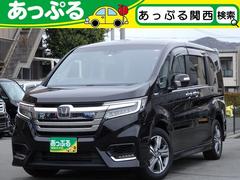 ホンダ　ステップワゴンスパーダ　ｅ：ＨＥＶスパーダ　Ｇ　ホンダセンシング　純正９型メモリーナビ