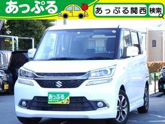 スズキ　ソリオバンディット　ハイブリッドＭＶ　ワンオーナー車　純正メモリーナビ　ＤＶＤ