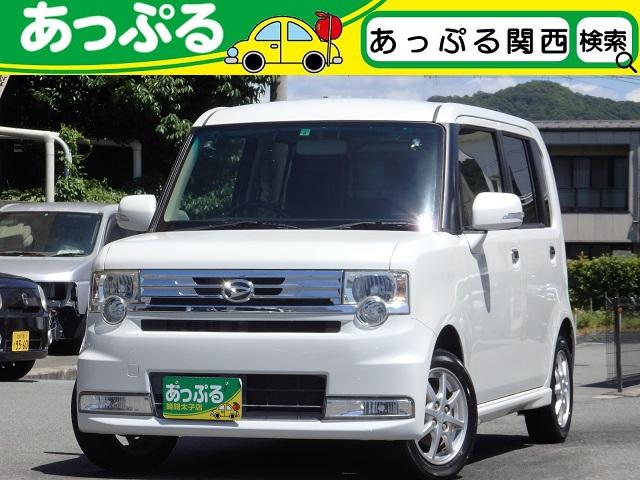 カスタム　Ｇ　社外ＳＤナビ（ＣＤ／ＤＶＤ／ＢＴ／ＡＭＦＭ／フルセグ）　Ａストップ　スマートキー　ＨＩＤヘッドライト　フォグライト　ウインカー付電格ミラー　オートＡ／Ｃ　純正１４インチＡＷ