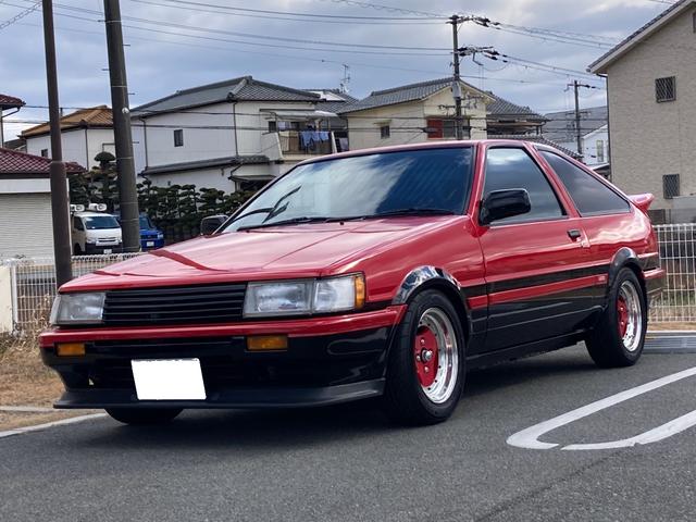 トヨタ純正 シフトノブ ブラックレザー　旧車 AE86 本革 当時物