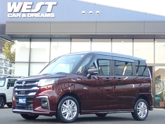 ソリオ(スズキ) ハイブリッドＭＺ　純正９型ナビ　全方位モニター　フルセグ　ＣＤ　ＤＶＤ　Ｂｌｕｅｔｏｏｔｈオーディオ　カープレイ対応　ビルドインＥＴＣ　両側パワースライドドア　前席シートヒーター　ブラインドスポットモニター 中古車画像