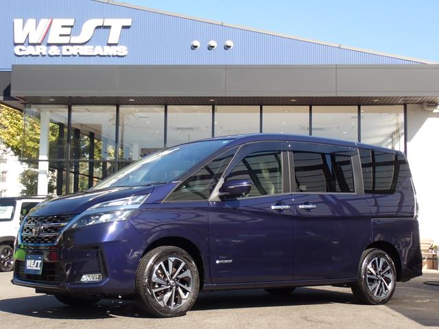 セレナ(日産) ｅ−パワー　ＸＶ　純正９型ナビ　純正フリップダウンモニター　アラウンドビューモニター　フルセグ　ＣＤ録音　ＤＶＤ　Ｂｌｕｅｔｏｏｔｈオーディオ　前後ドライブレコーダー　ビルドインＥＴＣ　両側パワースライドドア 中古車画像