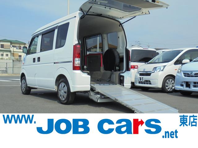 車いす移動車 補助席付 電動固定 社外メモリーナビ(1枚目)