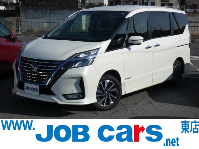 セレナ(日産) ｅ−パワー　ハイウェイスターＶ　全方位運転支援システム　セーフティパックＡ　両側パワースライドドア　後席モニター　プロパイロット　レーダークルーズコントロール　アダプティブＬＥＤヘッドランプ　電動Ｐブレーキ　純正ナビ　フルセグ 中古車画像