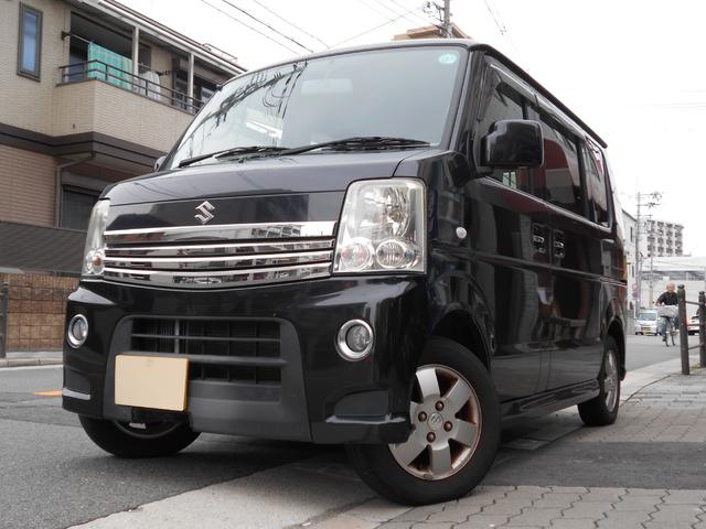 綺麗なブラックのエブリイワゴンターボが入庫致しました 現車確認の際はお電話下さい。０７０－５２６３－８８０２　近藤