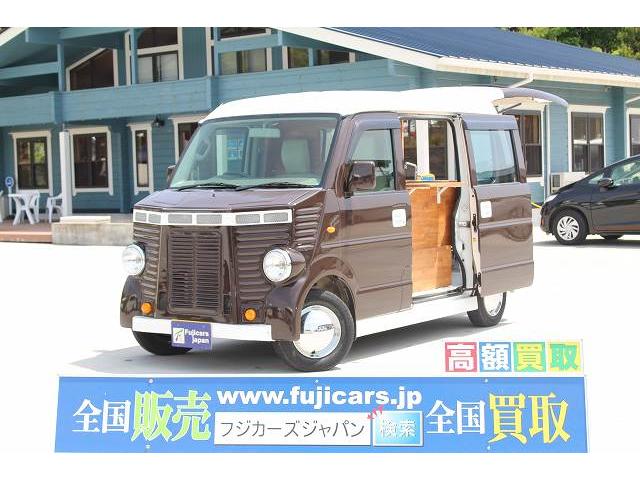 エブリイ スズキ ｐａ 新規架装 フレンチバス仕様 移動販売車 キッチンカー ケータリングカー 軽貨物４ナンバー登録車 ３槽シンク 作業台 販売口２か所 販売カウンター ａｔ エアコン キーレス シートカバー 兵庫県 ｐａ 新規架装 フレンチバス仕様 移動販売車