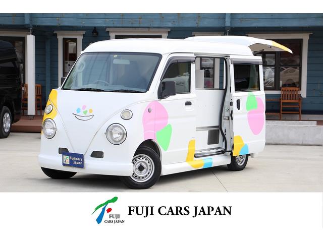 ＰＡリミテッド　移動販売車　アーリー仕様　キッチンカー　ケータリングカー　４ナンバー軽貨物　ツインサブＢＴ　インバーター　２槽シンク　４０Ｌ給排水タンク　冷蔵庫　作業台　換気扇　照明　外部電源　ＡＴ　キーレス