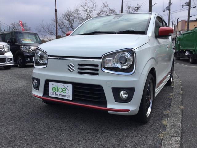 アルトターボＲＳ(スズキ) ベースグレード　社外ナビ　Ｂｌｕｅｔｏｏｔｈ　フルセグＴＶ　ＥＴＣ　バックアイカメラ　シートヒーター 中古車画像