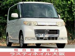 タント カスタムX タイミングチェーン スマートキー ピラーレススライドドア ベンチシート ナビ TV ETC HIDヘッドライト 純正アルミホイール 電動格納ミラー 中古車画像