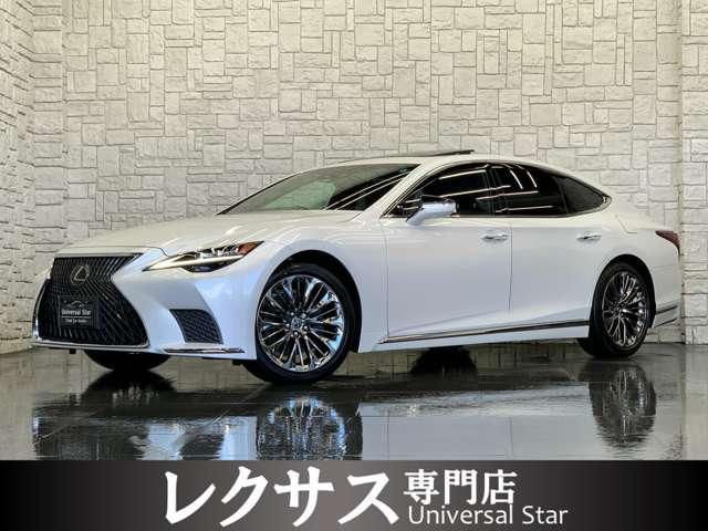 レクサス ＬＳ ＬＳ５００　Ｉパッケージ　後期モデル／１オーナー車／禁煙車／屋内保管車／ＬＥＸＵＳセーフティシステム＋Ａ／純正ＯＰ２０ＡＷ／黒革シート／サンルーフ／３６０パノラマビューカメラ／Ｄインナーミラー／Ｐトランク／前後ドラレコ／ＥＴＣ