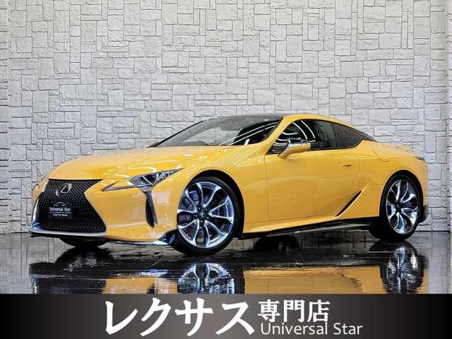 レクサス ＬＣ５００　Ｓパッケージ　ＬＥＸＵＳセーフティシステム＋／モデリスタエアロ／ＴＯＭＳスロコン／パワークラフト中間マフラー／可変バルブリモコン／ＯＰ２１ＡＷ／ＣＦＲＰルーフ／電動Ｒウイング／ヘッドアップディスプレイ／ＥＴＣ２．０