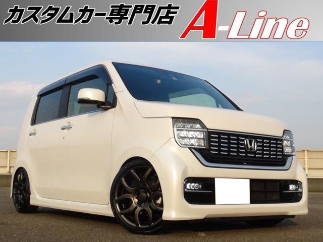 ホンダ ｎ ｗｇｎカスタム ｌターボホンダセンシング 車高調１６インチａｗ ナビドラレコ 衝突回避ブレーキ レーダークルーズ シートヒーターの中古車 グーネット中古車