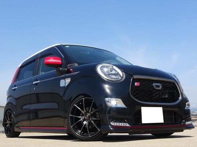 スポーツターボＳＡ２ツートン　７６馬力仕様　車高調１６インチ　・サブコン７６馬力仕様・予測ブレーキスマートアシスト２・シートヒーター・ハーフレザー調シート・フルタップ車高調・１６インチワイドアルミ・ＴＶナビ（音楽録音、ＤＶＤ再生ＯＫ）・ＥＴＣ・Ｒカメラ・ドラレコ
