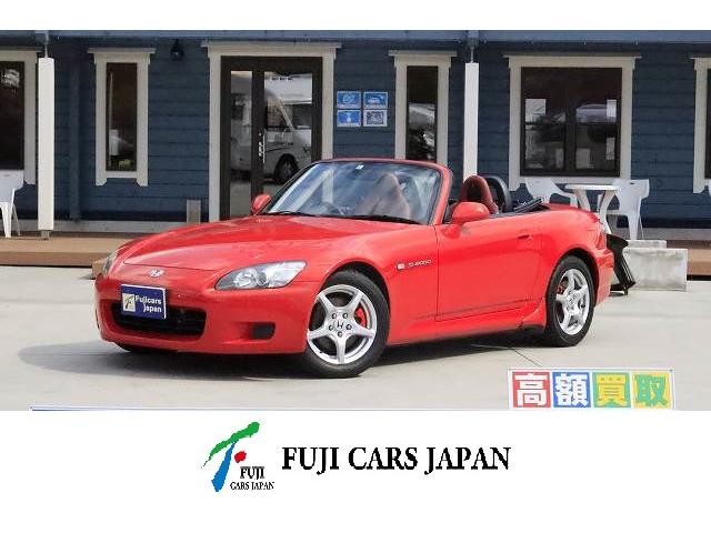 Ｓ２０００ タイプＶ　ハードトップ　レッドレザーシート　本革巻きステアリング　モデューロトランクスポイラー　純正１６インチＡＷ　社外クラッチ　ＶＧＳステアリング（1枚目）