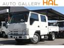 エルフトラック Ｗキャブフラットロー　ＰＳ　ＰＷ　５ＭＴ　ＥＴＣ　１０尺　低床　ロープ穴　積載２０００ｋｇ（1枚目）