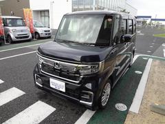 N-BOXカスタム Lターボ 8インチナビ フルセグTV Bluetooth Bカメラ ETC 前後ドライブレコーダー シートヒーター 両側電動ドア 衝突軽減ブレーキ 追随機能付きオートクルーズコントロール LEDヘッドライト 中古車画像