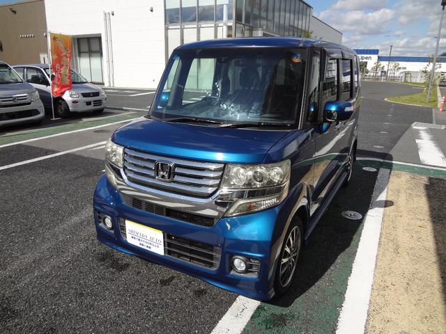Ｎ−ＢＯＸカスタム(ホンダ) Ｇ・ターボＡパッケージ　外品ナビ　フルセグＴＶ　Ｂｌｕｅｔｏｏｔｈ　バックカメラ　ＥＴＣ　ＨＩＤ 中古車画像