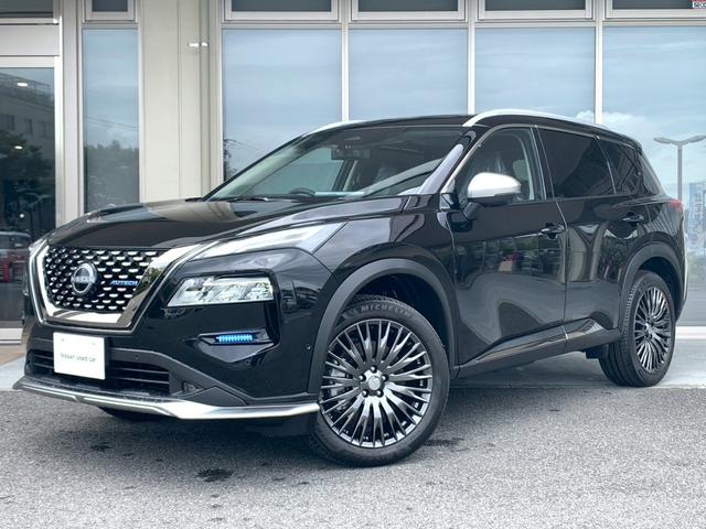 オーテック　ｅ－４ＯＲＣＥ　アドバンスドパッケージ　ＭＣ後　登録済み未使用車　サンルーフ　ＢＯＳＥサウンド　アダクティブＬＥＤヘッド　ルーフレール　純１２，３インチナビ　プロパイロット　アラウンドビューモニター　ＥＴＣ２．０　プロパイロットパーキング