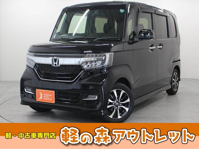 Ｎ－ＢＯＸカスタム Ｇ・Ｌホンダセンシング　純正ギャザーズナビ　ＥＴＣ　バックカメラ　前後ドライブレコーダー　両側パワースライド　ＬＥＤヘッドライト　フォグライト　フルフラット　純正アルミホイール　ホンダセンシング　プッシュスタート　キーフリー（1枚目）