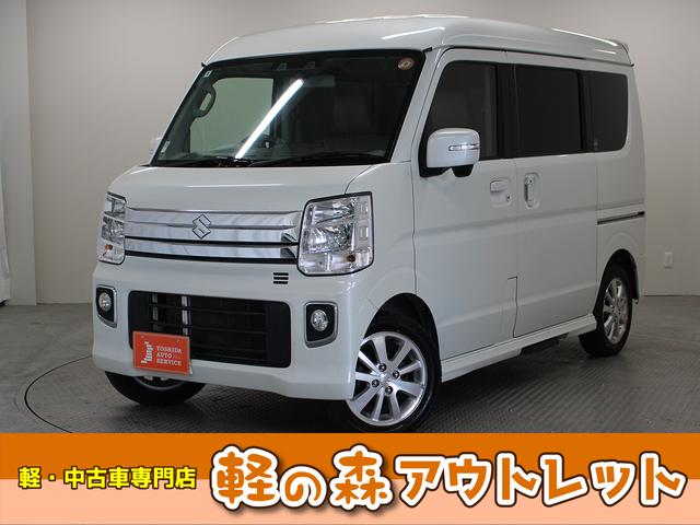 エブリイワゴン(スズキ) ＰＺターボスペシャル　Aftermarketフルセグナビ　ＥＴＣ　バックカメラ　両側パワースライドドア　プッシュスタート　オートステップ　純正アルミホイール　ＨＩＤヘッドライト　フォグライト　デュアルカメラセンサーブレーキ　フルフラット 中古車画像