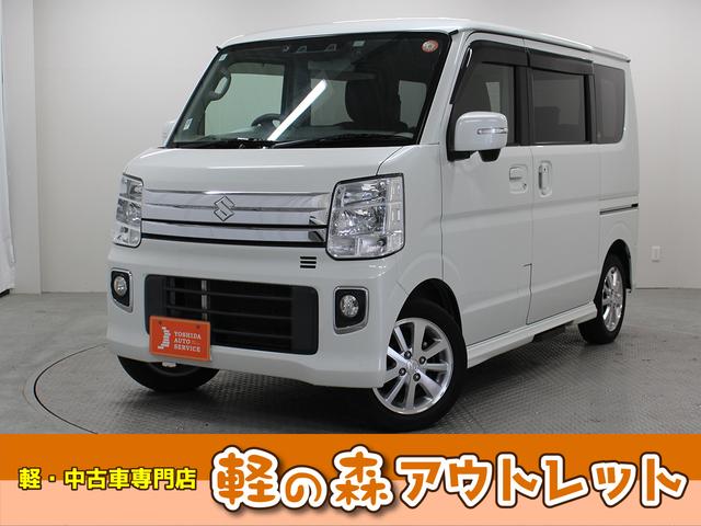 エブリイワゴン(スズキ) ＰＺターボスペシャル　Aftermarketフルセグナビ　Ｂｌｕｅｔｏｏｔｈ対応　バックカメラ　前後ドライブレコーダー　両側パワースライドドア　オートステップ　純正アルミホイール　ＨＩＤヘッドライト　フルフラットシート　シートカバー 中古車画像