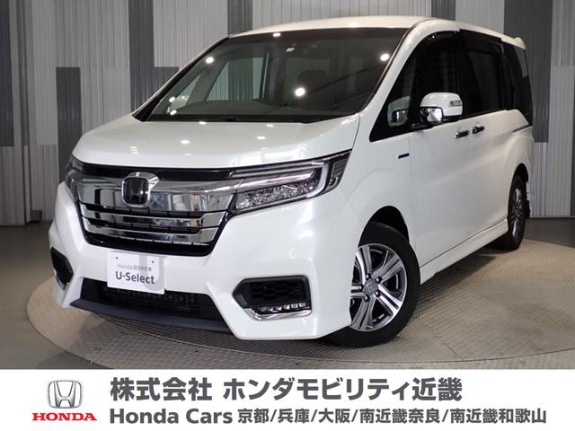 ホンダ ステップワゴンスパーダ スパーダハイブリッドＧホンダセンシング　ワンオーナー車　ギャザスメモリーナビ　ホンダセンシング　ドライブレコーダー　ＣＤ・ＤＶＤ・フルセグＴＶ・ミュージックラック・バックカメラ・リンクアップフリー