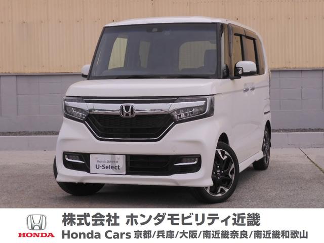 ホンダ Ｎ－ＢＯＸカスタム Ｇ・Ｌターボホンダセンシング　ワンオーナーメモリーナビＥＴＣフルセグリアカメラドライブレコーダーアルミイモビシートヒーターＬＥＤヘッドライトスマートキー