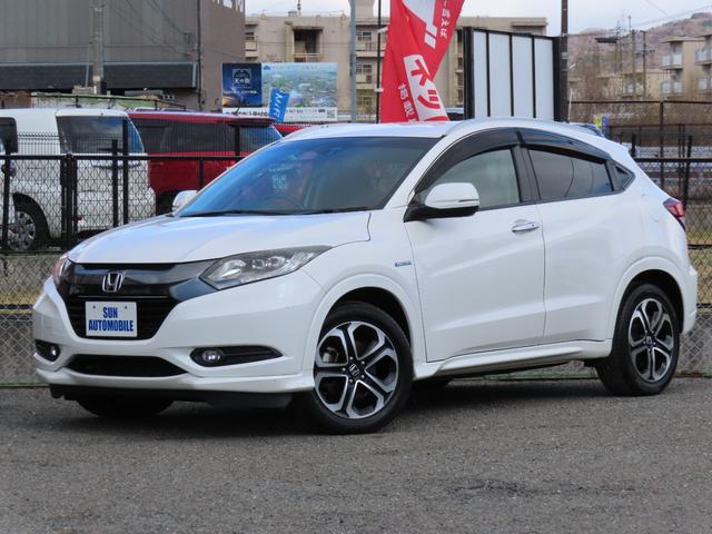 ヴェゼル(ホンダ) ハイブリッドＺ　禁煙車　ナビ　フルセグＴＶ　バックカメラ　ブルートゥース　オートクルーズ 中古車画像