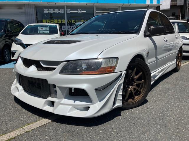 三菱 ＧＳＲエボリューションＩＸ　ＭＲ　ＨＫＳ車高調　東名フルチタンマフラー　Ｆｃｏｎ‐ｉＳ　ＥＶＣ　ＨＫＳエアクリ　ＨＫＳインタークーラー　ＢＬＩＴＺラジエーター　ステンエキマニ　Ｄｅｆｉメーター　ｒａｙｓＣＥ２８　ｍｏｍｏステアリング