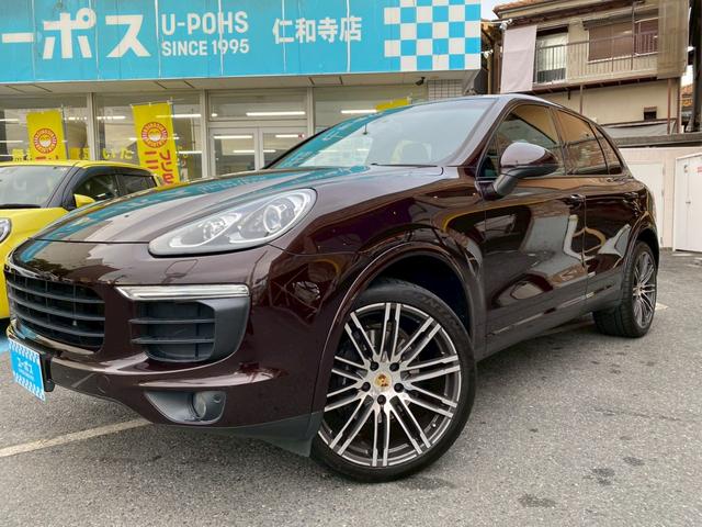 カイエン(ポルシェ) プラチナエディション　黒革コンビシート　シートヒーター　前席左右パワーシート　パワーバックドア　クルーズコントロール　左右独立エアコン　リアカメラ　サイドカメラ　パドルシフト 中古車画像