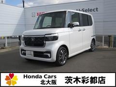 N-BOXカスタム ベースグレード ホンダセンシング・フルセグメモリーナビ・前後ドラレコ・ETC・運転席&助手席シートヒーター・両側パワースライドドア・サイドエアバックシステム+サイドカーテンエアバック・急アクセル制御機能 中古車画像