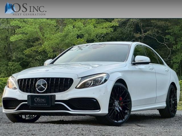 Ｃ２００アバンギャルド　ＡＭＧライン　／Ｃ６３仕様新品フロントバンパー・リアバンパー／マフラーカッター／パナメリカーナグリルブラック／ロルフハルトゲ２０インチ新品アルミ／エアコンアンビエントライトキット／６４灯化キット／デイライトキット