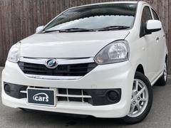 ミライース X SA /後期型/禁煙車/全国対応1年保証/誤発進抑制機能/エコアイドル/14インチ純正ホイール/パールホワイト(W24)/低速時衝突回避支援ブレーキ/先行車発信お知らせ機能/電動格納ミラー/CDデッキ 中古車画像