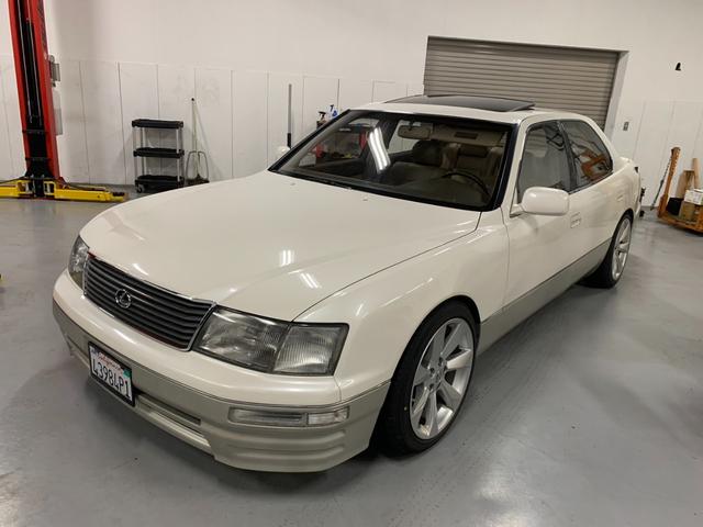 　ＬＳ４００　左ハンドル　マイル表記　革　サンルーフ　新品車高調　ＲＸ純正ホイール　新品タイヤ