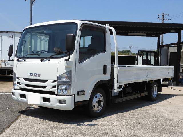 エルフトラック(いすゞ) ワイドロング平　積載２ｔ　総重量５ｔ未　６ＭＴ　ＥＴＣ　左電動格納ミラー 中古車画像