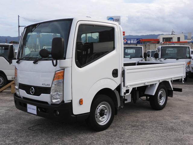 アトラストラック 　平　オートマ　積載１．５ｔ　総重量３．５ｔ未　新普通免許対応　社外ナビ　ＥＴＣ　バックカメラ　キーレス　左電動格納ミラー　ＣＢＦ－ＳＱ１Ｆ２４　荷台内寸　２８５　１６０　３８（1枚目）