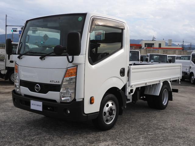アトラストラック 　平　オートマ　積載１．５ｔ　総重量３．５ｔ未　新普通免許対応　荷台鉄板張　左電動格納ミラー　ＣＢＦ－ＳＱ２Ｆ２４　　荷台内寸　３１０　１６０　３８（1枚目）