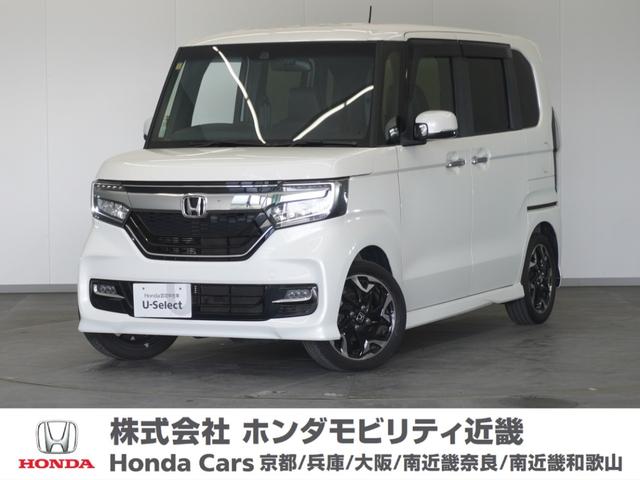 ホンダ Ｎ−ＢＯＸカスタム Ｇ　Ｌターボホンダセンシング　１年保証ナビＲカメＤレコＥＴＣ両電扉ＢＴ地デジ