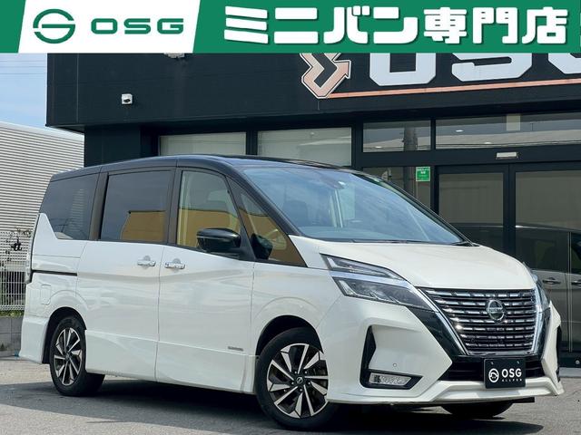 ハイウェイスターＶ　後期型・アラウンドビューモニター・純正１０インチナビ・フルセグＴＶ・純正１１インチフリップダウンモニター・プロパイロット