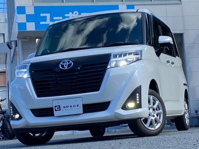 ルーミー Ｇ　Ｓ　禁煙車　両側電動パワースライドドア　純正ナビ　フルセグＴＶ　バックカメラ　ｂｌｕｅｔｏｏｔｈ　社外スピーカー　シートヒーター　ＥＴＣ　社外１４インチアルミホイール（1枚目）