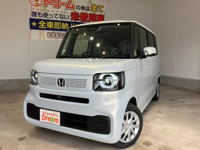 NBOX（ホンダ）ベースグレード　新型／ＨｏｎｄａＳＥＮＳＩＮＧ／ＨｏｎｄａＣＯＮＮＥＣＴｆｏｒＧａｔｈｅｒｓ＋ナビパケ／ＬＥＤヘッド／左側パワースライドドア／電子パーキングブレーキ／ＵＳＢポート／横滑防止装置／電動格納ミラー／禁煙車 中古車画像