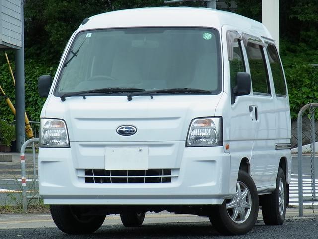 スバル サンバーバン ＶＢ　パートタイム４ＷＤ　５ＭＴ　ＥＴＣ　外品アルミ