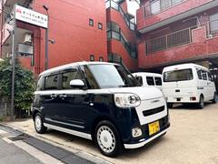 ムーヴキャンバス ストライプスG 両側パワースライドドア フルセグナビ 純正ドアバイザー 純正フロアマット 純正バックカメラ ドライブレコーダー シートヒーター LED ETC  Bluetooth メーカ保証R10年9月まで 中古車画像