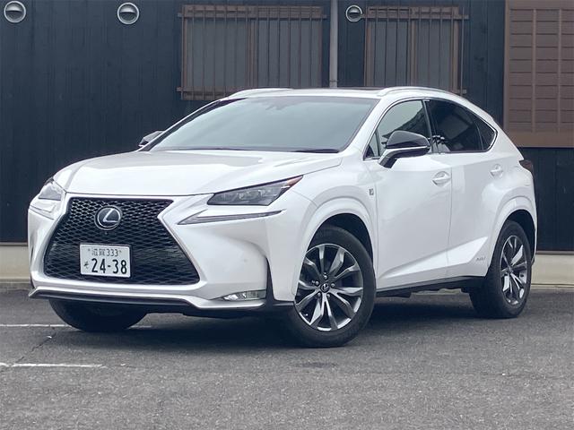 ＮＸ３００ｈ　Ｆスポーツ　サンルーフ　赤革シート　フルセグナビ　バックカメラ　全周囲モニター　パワシート　ステアリングヒーター　クリアランスソナー　電動リアゲート　１８インチアルミホイール