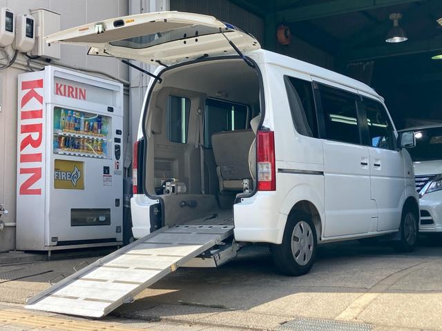 　福祉車両　車いす移動車　後部電動固定　リアシート付き　両側スライドドア　エアコン　パワステ　パワーウィンドウ　Ｗエアバック　ドラレコ